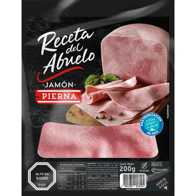 Jamón Pierna RDA G1 200 g