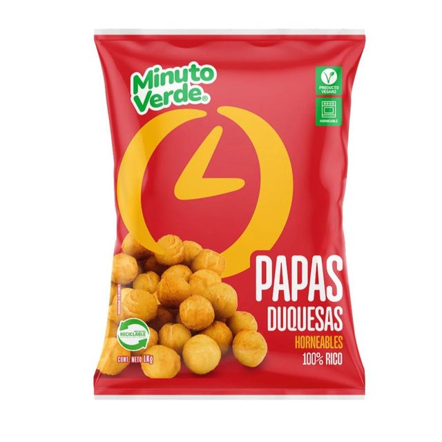 Papas Duquesa Minuto Verde 1 kg