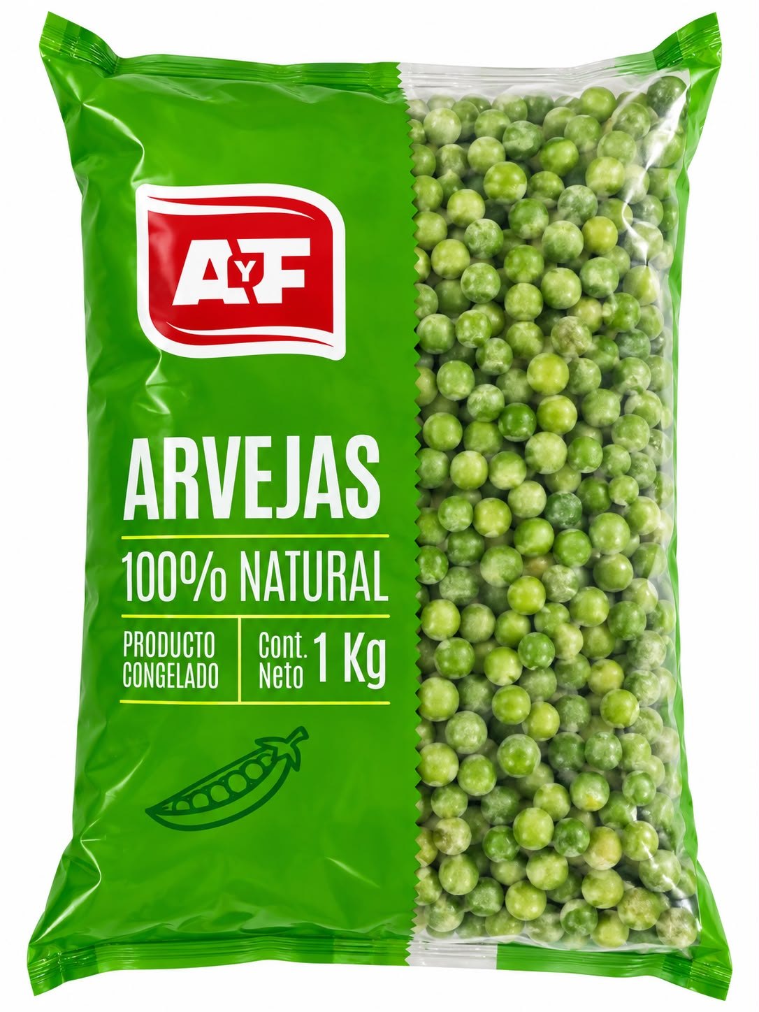 Arvejas congeladas AYF 1kg