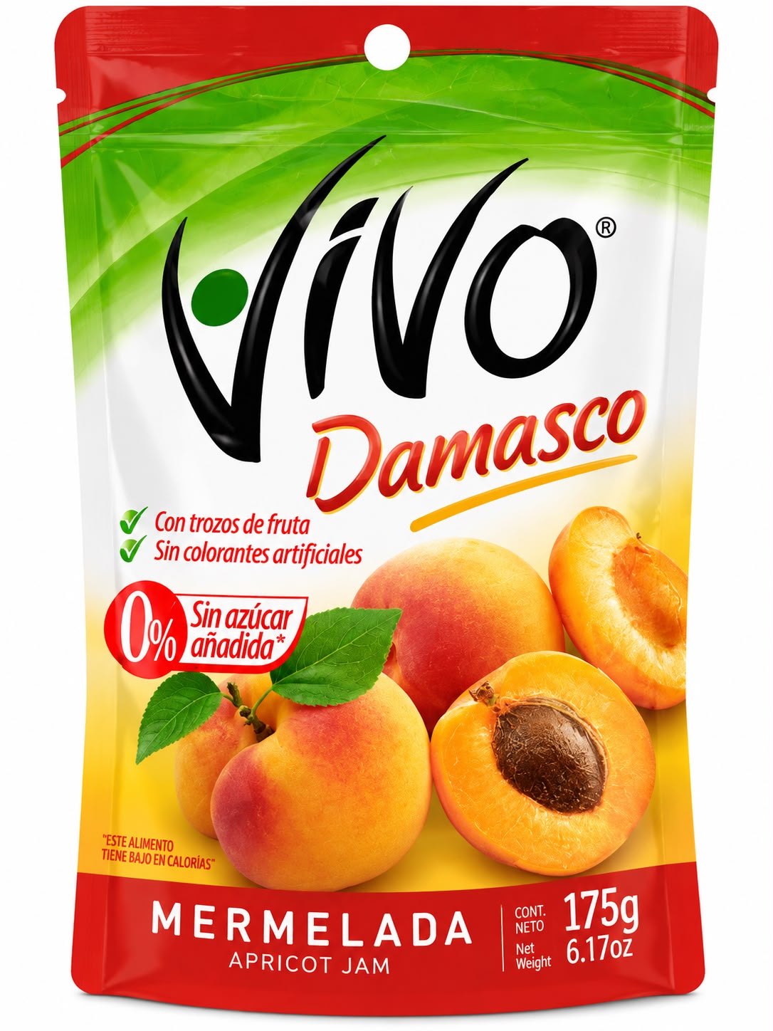 Mermelada Vivo Damasco 200 g