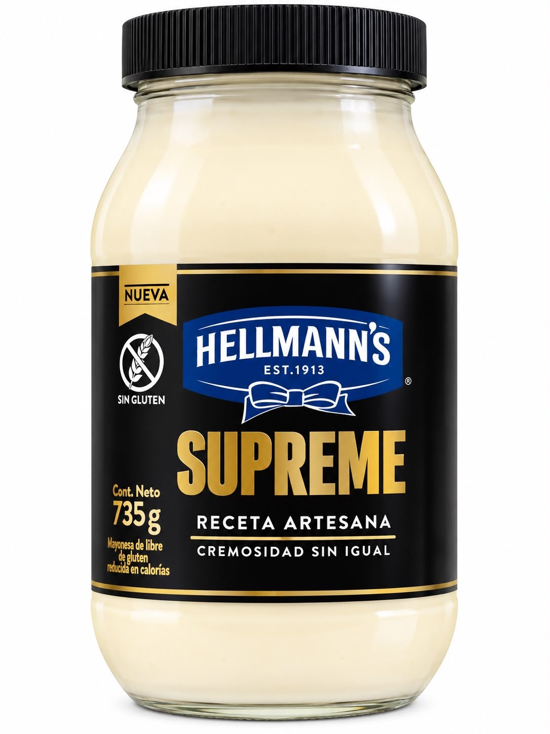 Mayonesa Hellmann's Supreme Artesana Frasco 735 g