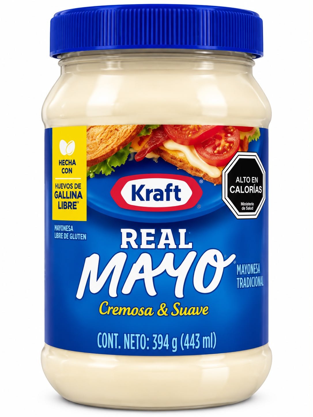 Mayonesa Kraft Real Mayo Regular Frasco 394 g