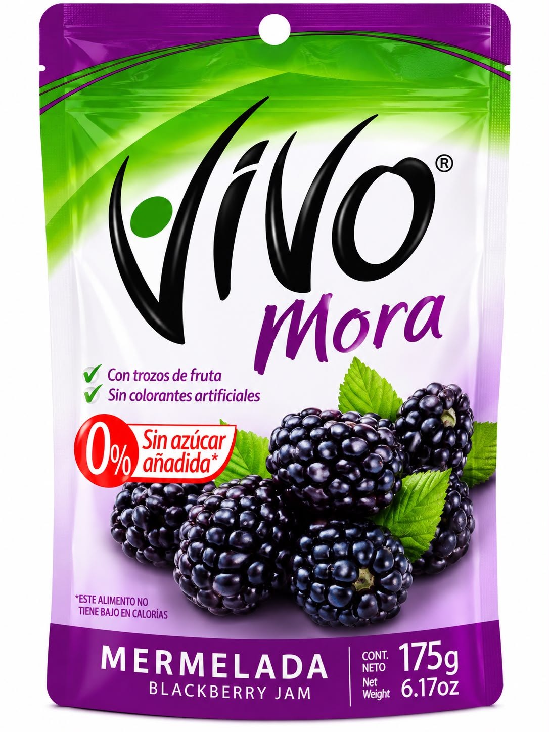 Mermelada Vivo Mora 200 g