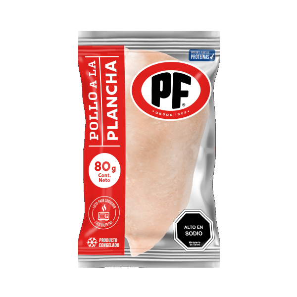 Pollo a la plancha 80g congelado