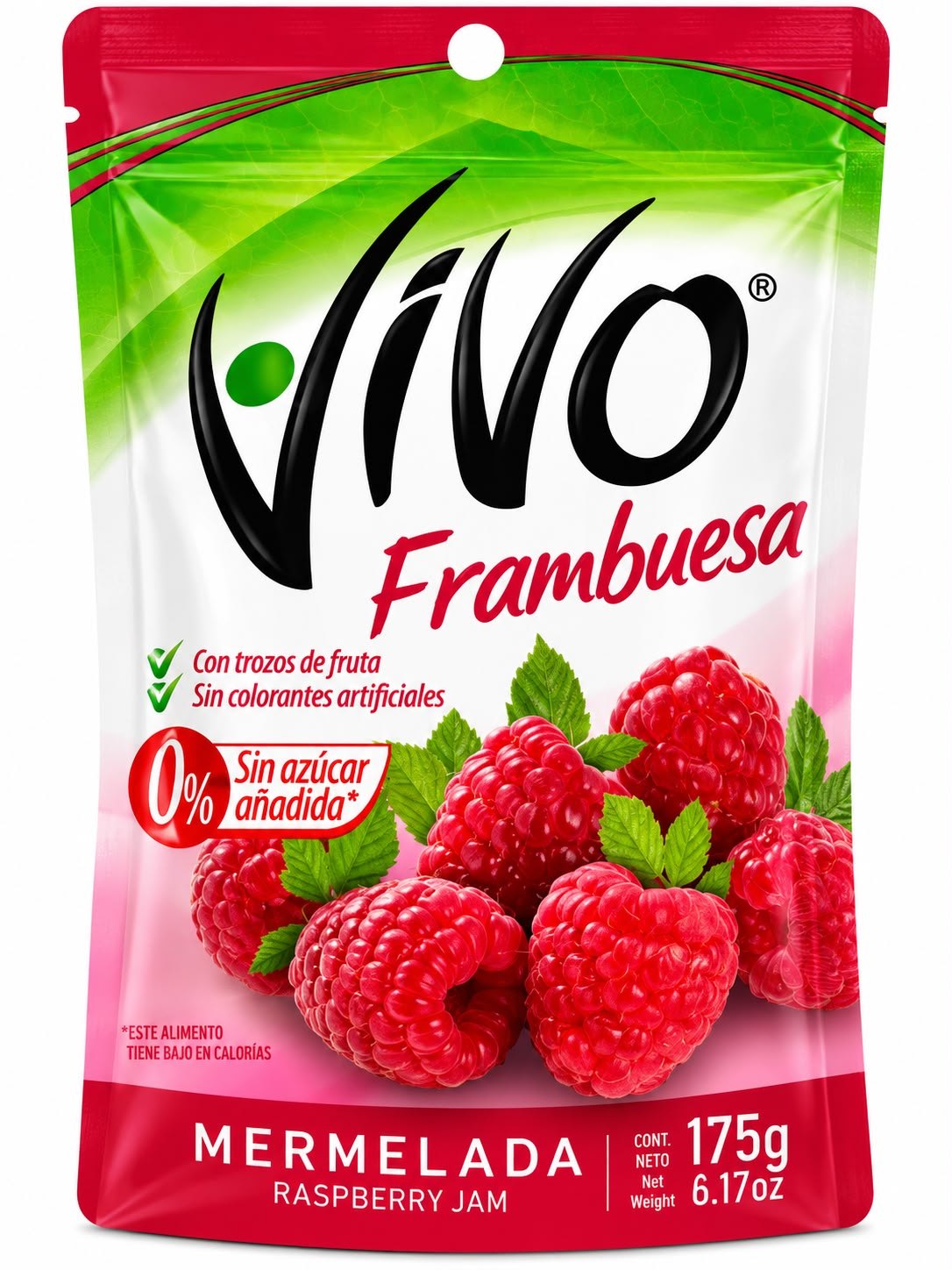 Mermelada Vivo Frambuesa 200 g